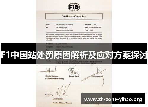 F1中国站处罚原因解析及应对方案探讨