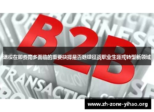 退役在即费南多面临的重要抉择是否继续征战职业生涯或转型新领域