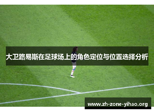 大卫路易斯在足球场上的角色定位与位置选择分析